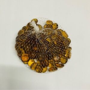 Gold Decorative Glass Pebbles